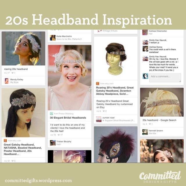 20s DIY Headband Inspiration